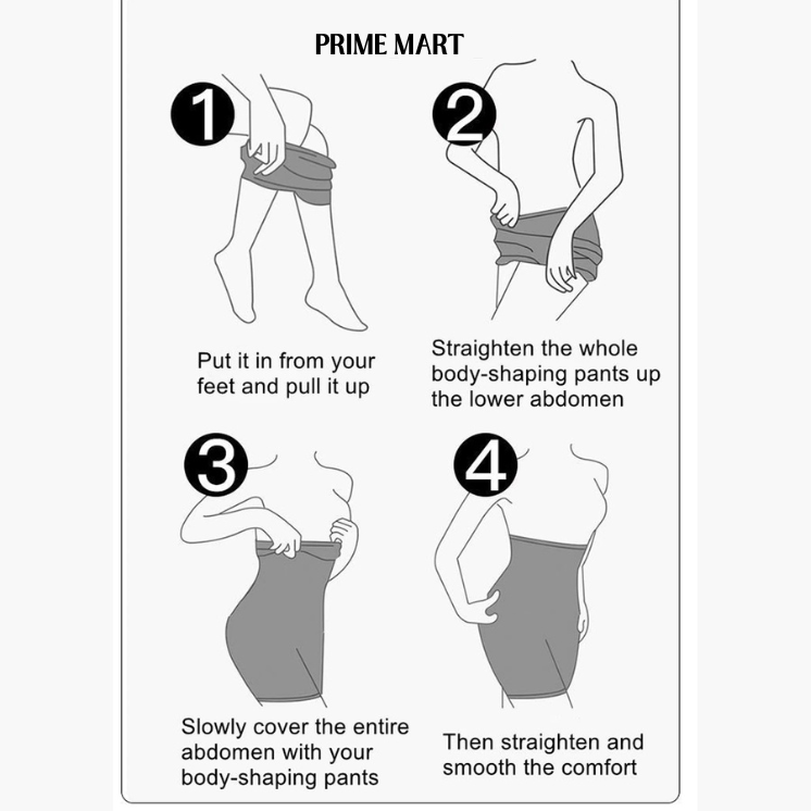 Lower Half Body Shaper High Waist Tummy Slimming Shapewear